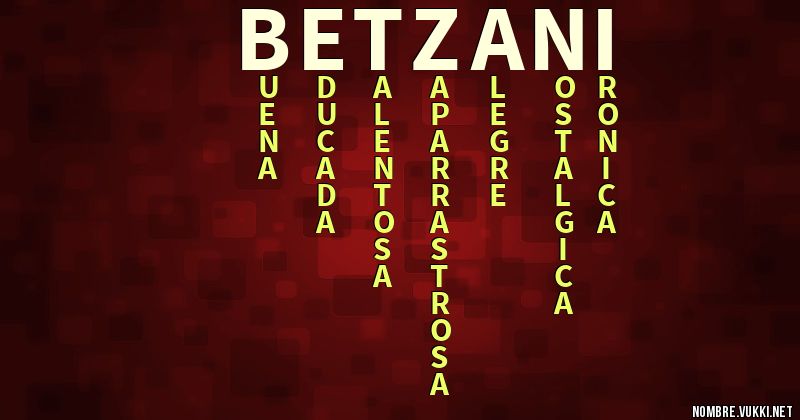 Acróstico betzani