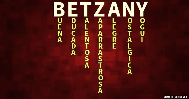 Acróstico betzany