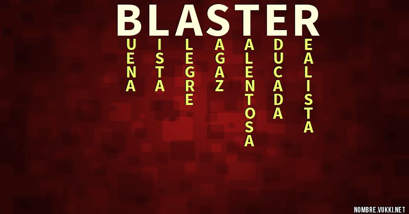 Acróstico blaster