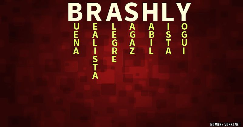 Acróstico brashly