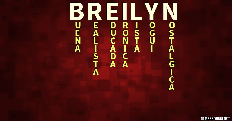 Acróstico breilyn