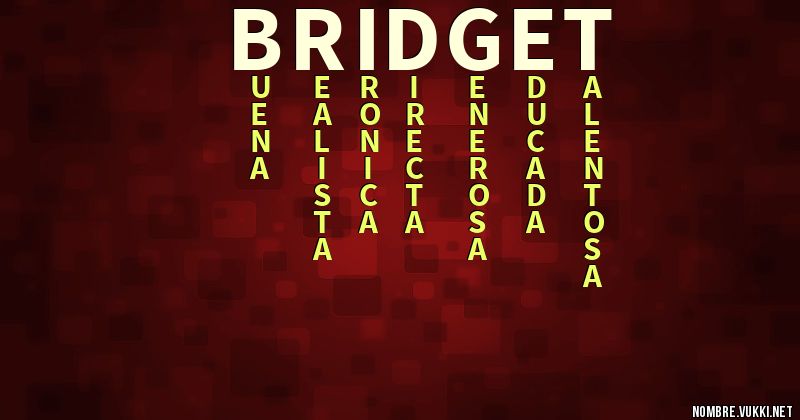 Acróstico bridget