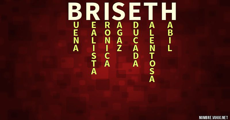 Acróstico briseth