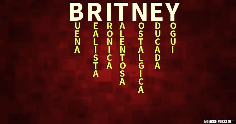 Acróstico britney