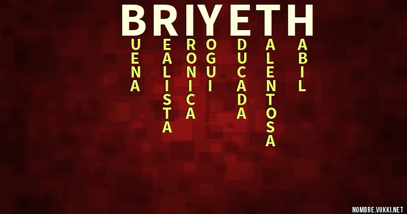 Acróstico briyeth