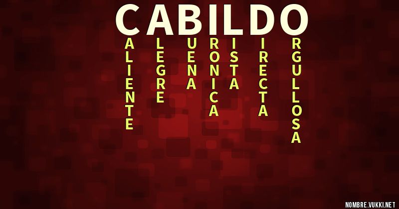 Acróstico cabildo