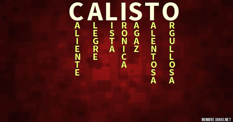 Acróstico calisto