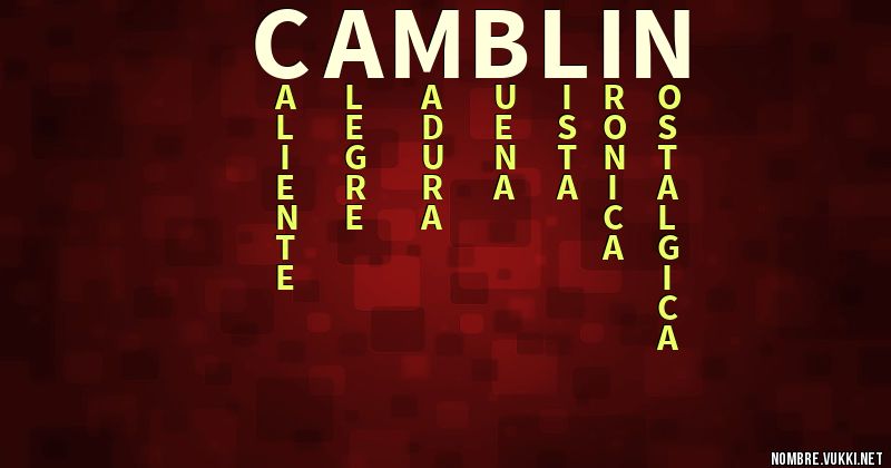 Acróstico camblin