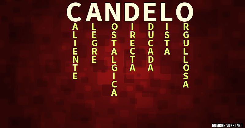 Acróstico candelo