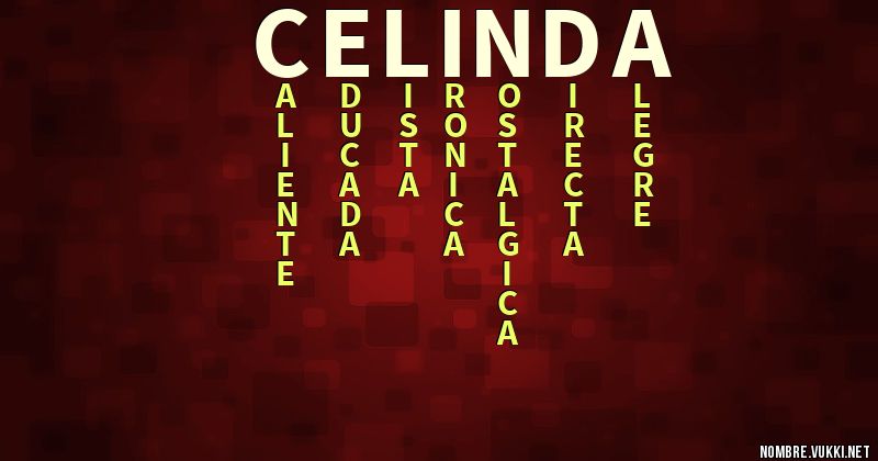 Acróstico celinda