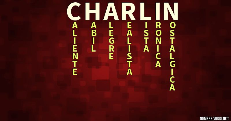 Acróstico charlin