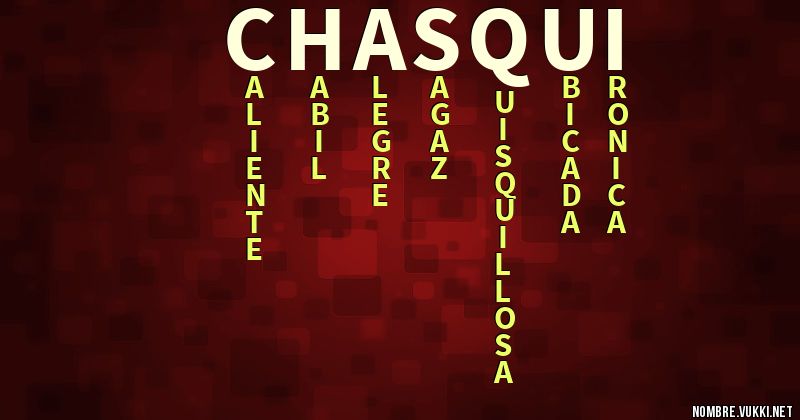 Acróstico chasqui