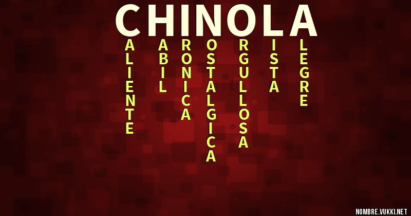 Acróstico chinola