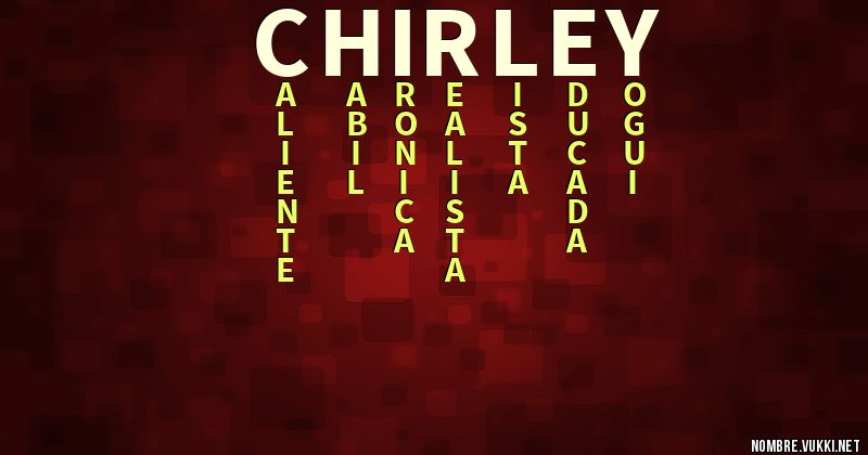 Acróstico chirley