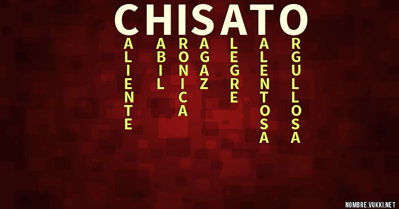 Acróstico chisato