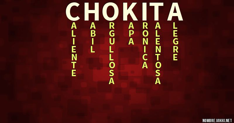 Acróstico chokita