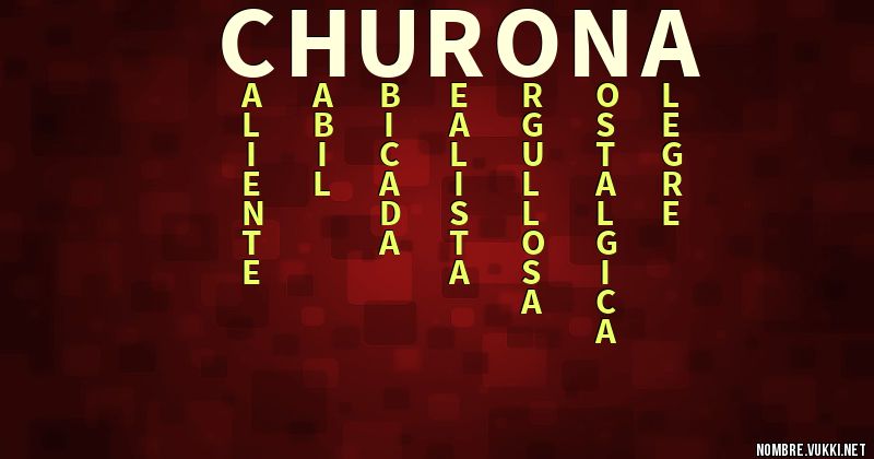 Acróstico churona