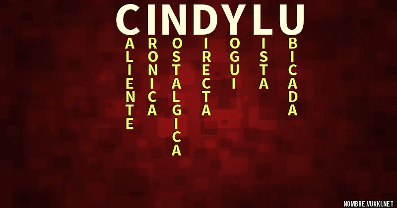 Acróstico cindy lu