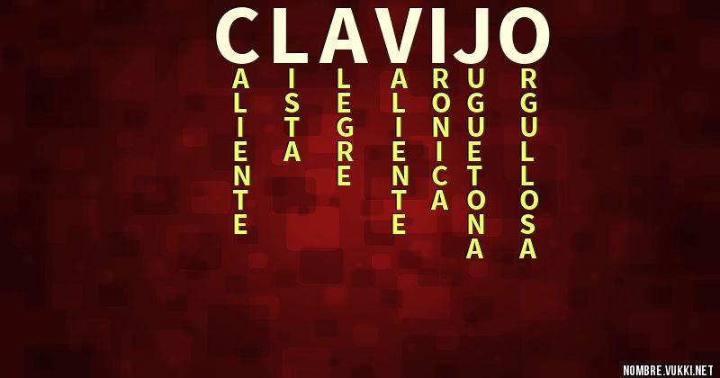 Acróstico clavijo