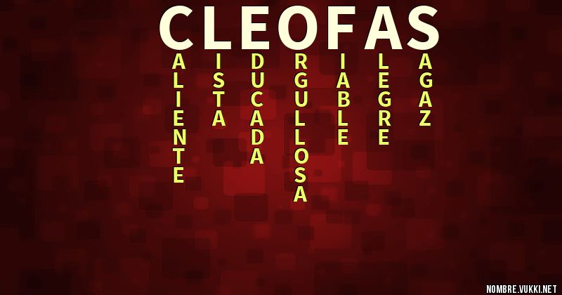 Acróstico cleofas
