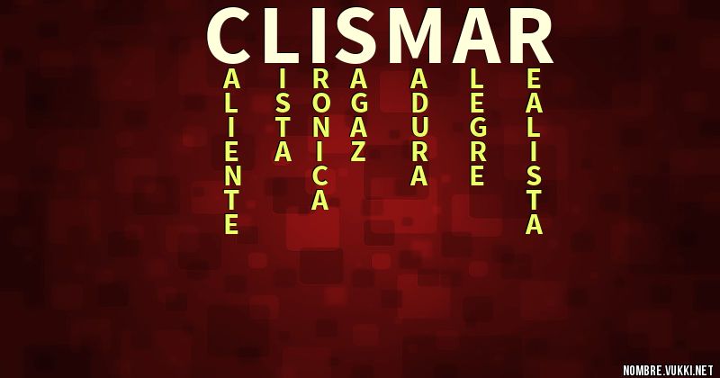 Acróstico clismar