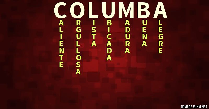 Acróstico columba