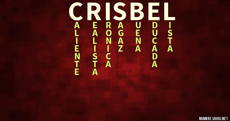 Acróstico crisbel