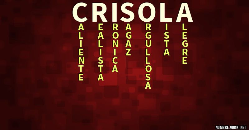 Acróstico crisola