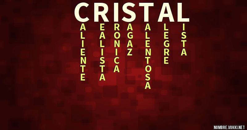 Acróstico cristal