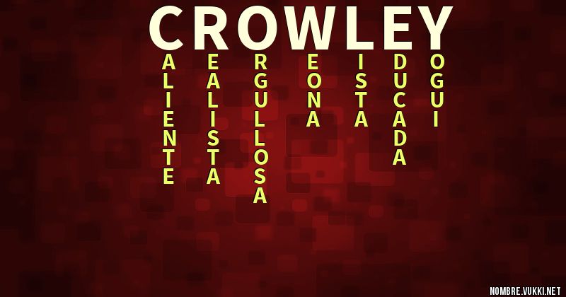 Acróstico crowley