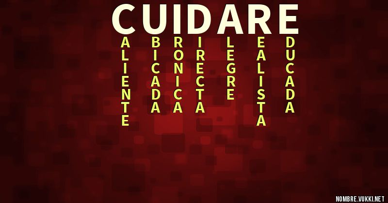 Acróstico cuidare