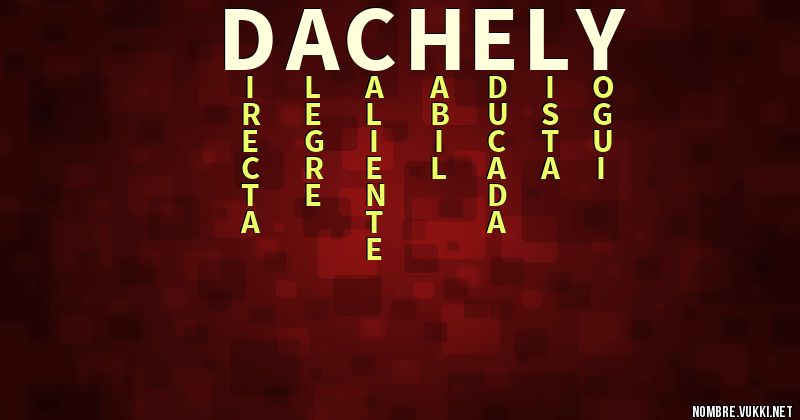 Acróstico dachely