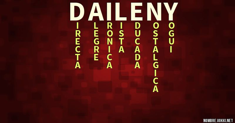 Acróstico daileny