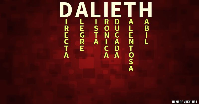 Acróstico dalieth