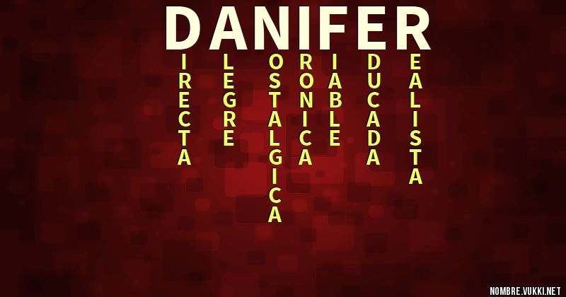 Acróstico danifer