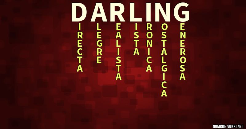 Acróstico darling