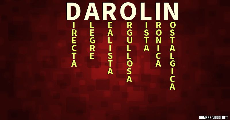 Acróstico darolin