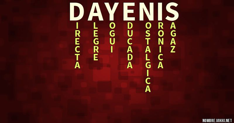 Acróstico dayenis