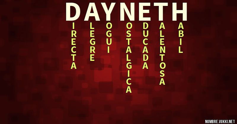 Acróstico dayneth