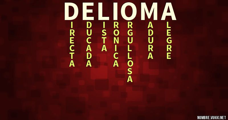 Acróstico delioma