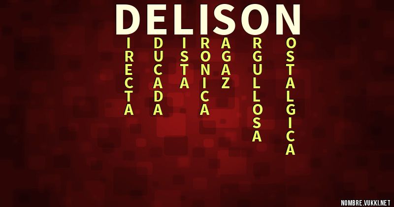 Acróstico delison