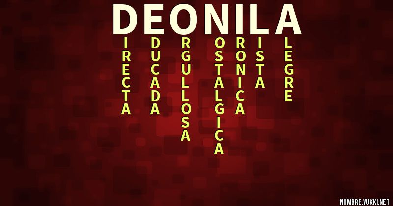 Acróstico deonila