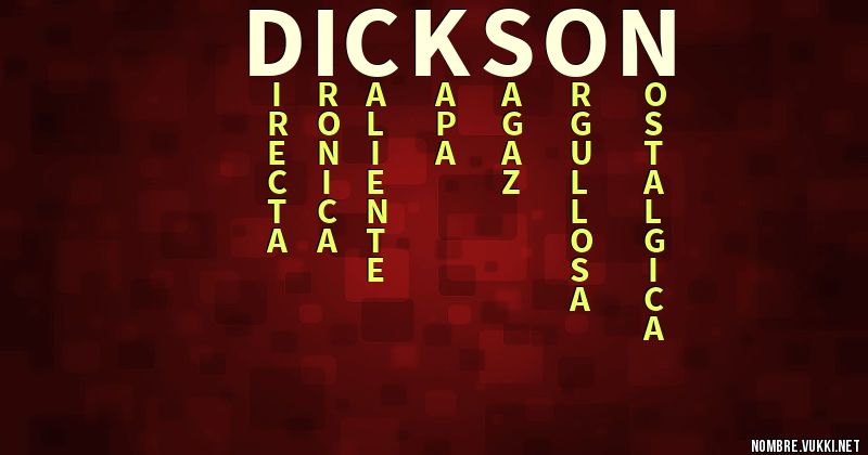 Acróstico dickson