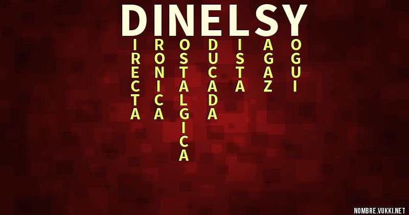 Acróstico dinelsy