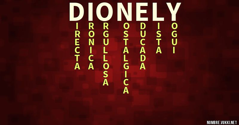 Acróstico dionely