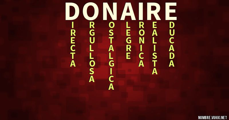Acróstico donaire