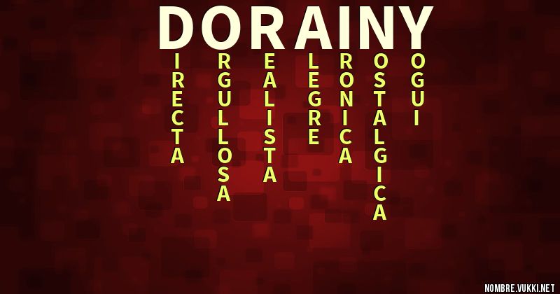 Acróstico dorainy