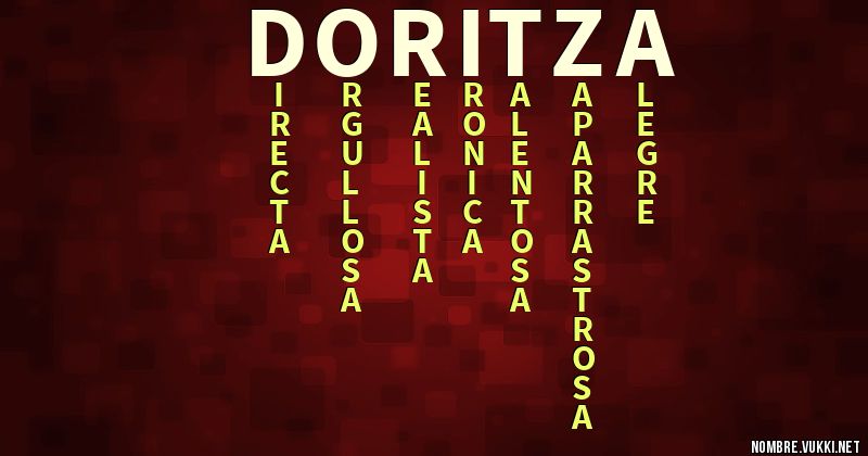 Acróstico doritza