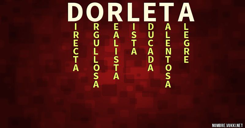 Acróstico dorleta