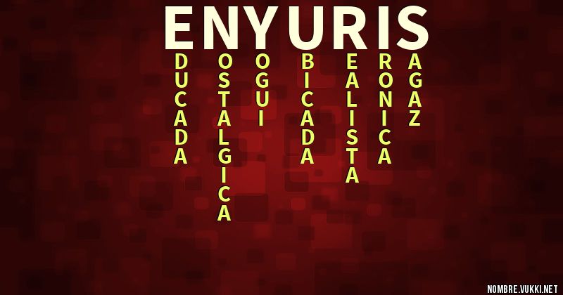 Acróstico enyuris